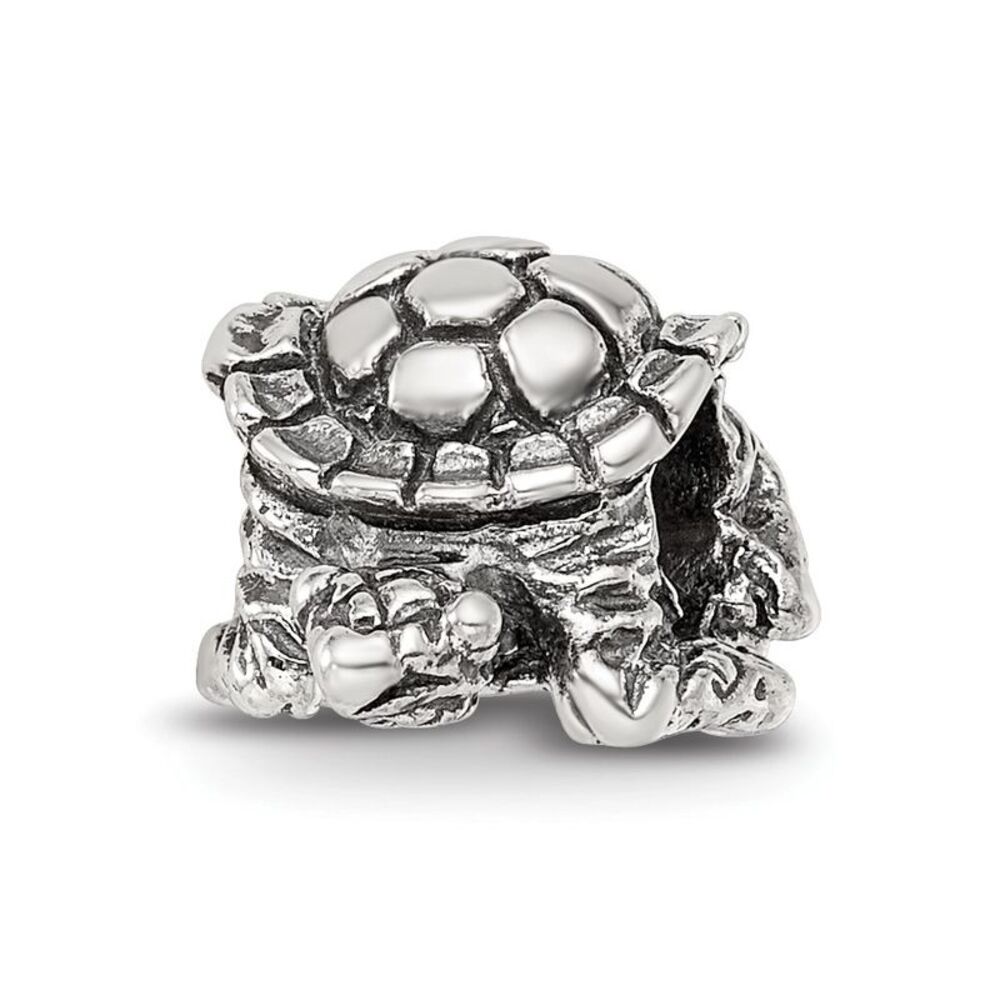 Kazi Luxury Sterling Silver Reflections Turtle Be… - image 1